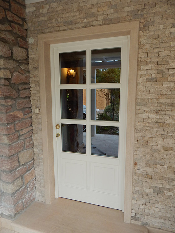 Portoncino dingresso barocco allinglese mod belfast padova ... Porta ingresso vetro antisfondamento