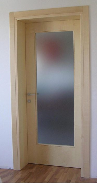 Porta vetro e legno - Modello A